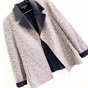 VINTAGE ESCADA Pacenza boutique designer coat wool angora blend vintage size 44